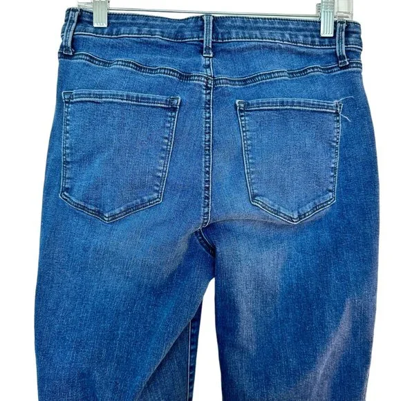 Talbots Flawless High Waist Curvy Jeggings Ankle Jean Womens Size 8 Blue Denim - Picture 4 of 6